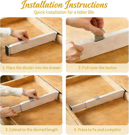 Adjustable Divided Drawer Organizer - BUY 2 GET 1 FREE