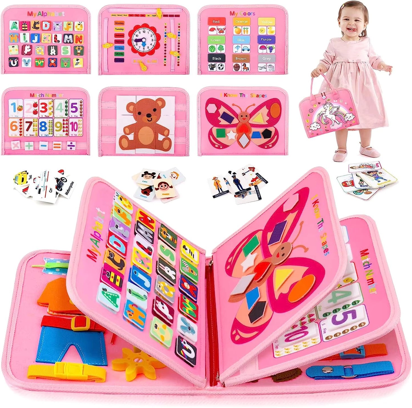 Montessori Busy Board - FREE SHIPPING