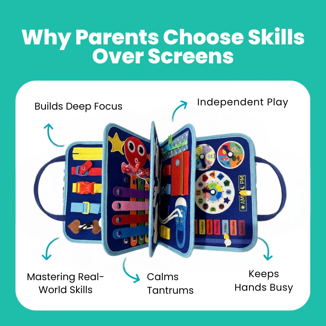 Montessori Busy Board - FREE SHIPPING
