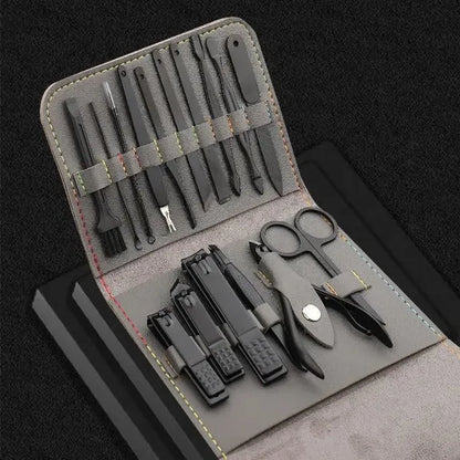 Lirien™ Good-looking Foldable Stainless Steel Nail Clipper Set