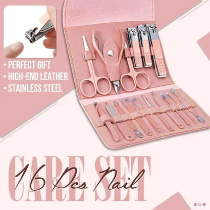 Lirien™ Good-looking Foldable Stainless Steel Nail Clipper Set